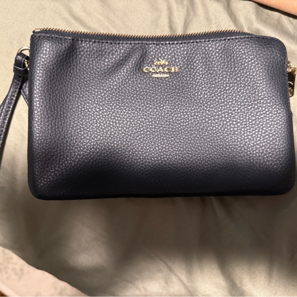 Coach perfect condition black clutch
